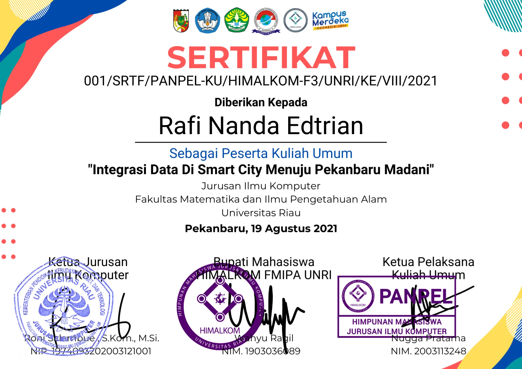 Certificate 2